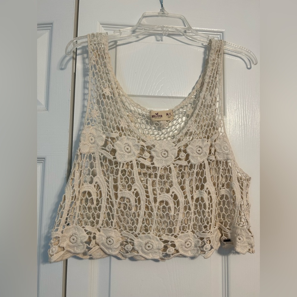Crotchet Hollister Crop Top